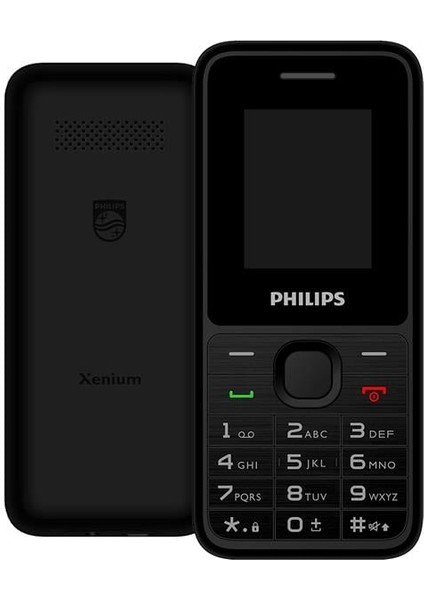Xenium E2125 1.77'' Çift Sim Kartlı Kamerasız Tuşlu Siyah El Fenerli Asker Telefonu