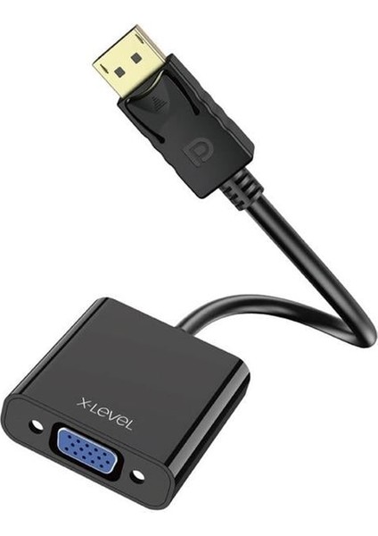 XCC7801 Dp Display Port Erkek To VGA Dişi Çevirici Kablo (X-Thıng)