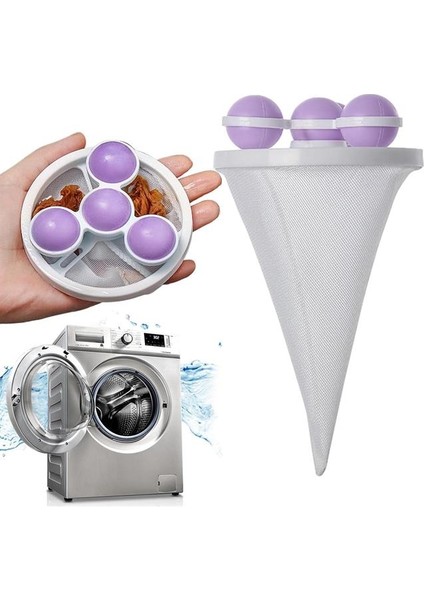 SN-26621 Çok Fonksiyonlu Çamaşır Makinesi Için Yıkanabilir Mor Toz Tüy Toplayıcı fırsatları