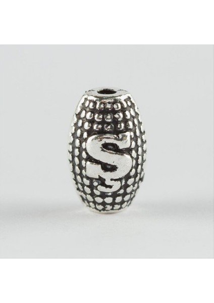 shop 8 mm Arpa Kesim Metal Harf Metal Tesbih Harfi -Ş