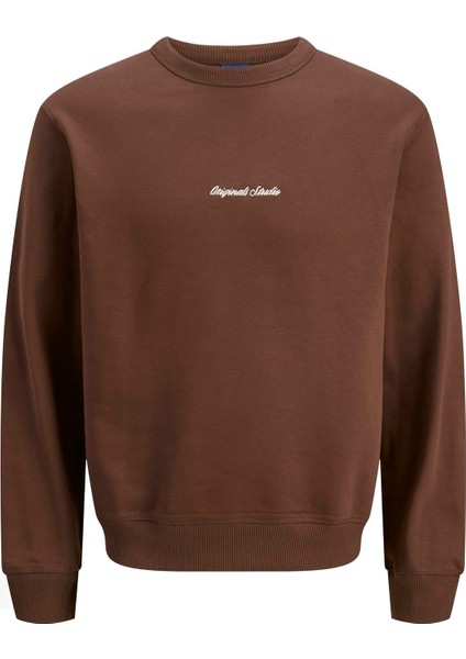 Jornorrebro Emb Sweat Crew Noos Deep Mahogany fırsatları