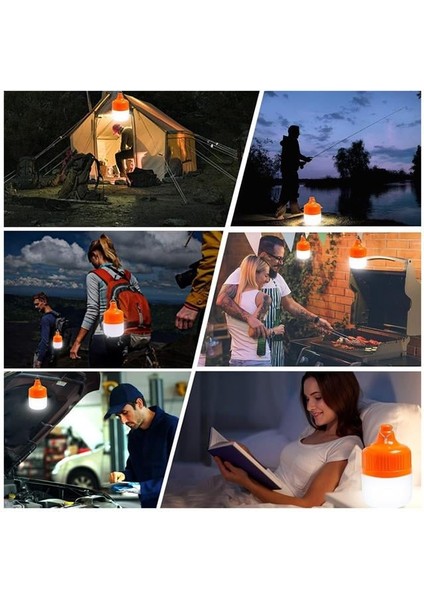 LN-OR20G 20 Watt Type-C Şarjlı Taşınabilir Asma Kancalı Kamp Çadır Lambası 6500K 1200MAH 3 Modlu Abs Malzeme fırsatları