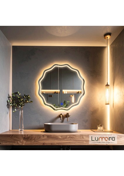 Envara Günışığı Led'li Lazer Kumlamalı Lavabo & Banyo Aynası (Dokunmatik Sensörlü) modelleri