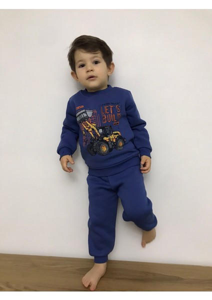 Erkek Çocuk Kepçe Desenli Alt Üst Takım Kepçeli Alt Üst Takım Modelleri Çocuk Eşofman Takımı