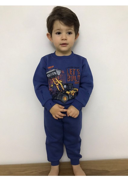 Erkek Çocuk Kepçe Desenli Alt Üst Takım Kepçeli Alt Üst Takım Modelleri Çocuk Eşofman Takımı modelleri