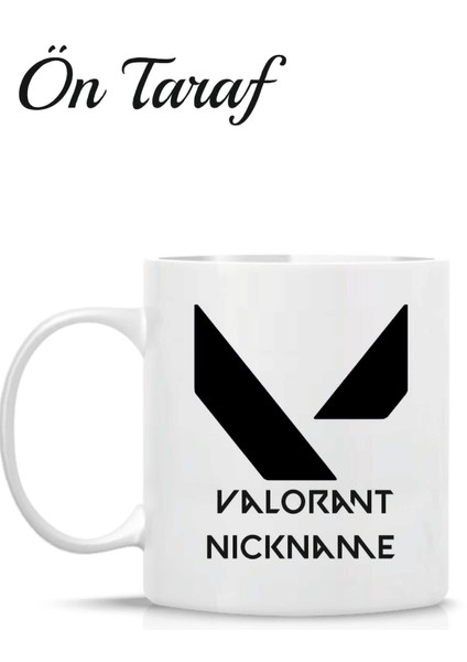 Kişiye Özel Valorant Temalı Kupa Bardak