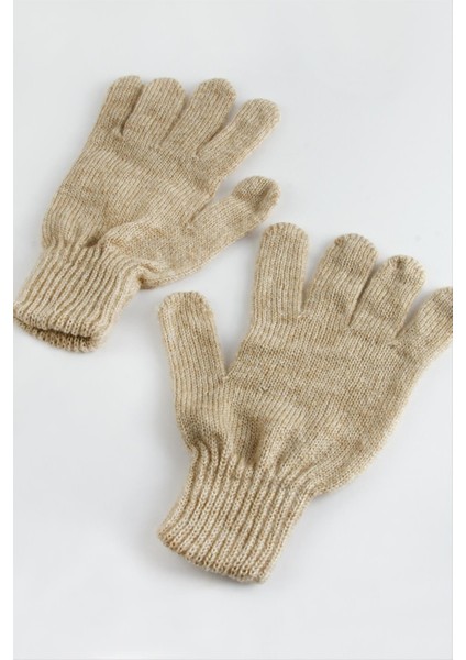 shop Süper Tek Kat Eldiven-Açık Kahverengi