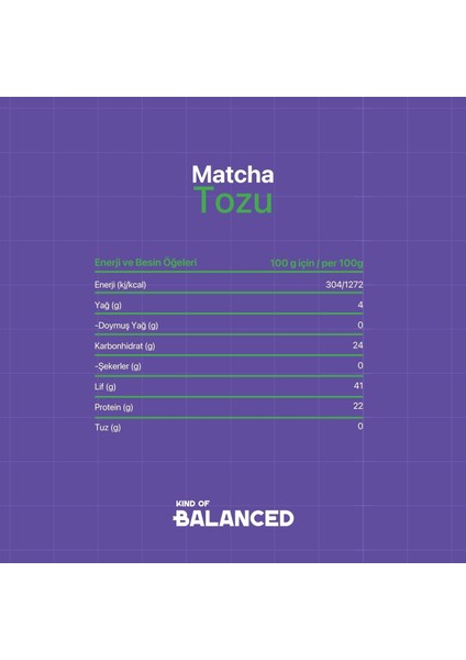 Matcha Tozu 50 gr modelleri