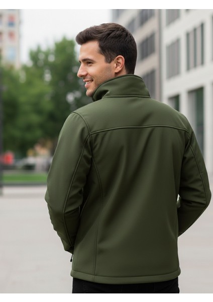 Softshell Mont Kaliteli Rüzgar Geçirmez Şık ve Zarif Mont
