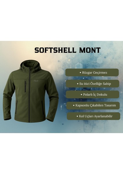 Softshell Mont Kaliteli Rüzgar Geçirmez Şık ve Zarif Mont modelleri