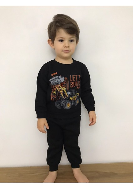 Erkek Çocuk Kepçe Desenli Alt Üst Takım Kepçeli Alt Üst Takım Modelleri Çocuk Eşofman Takımı fırsatları