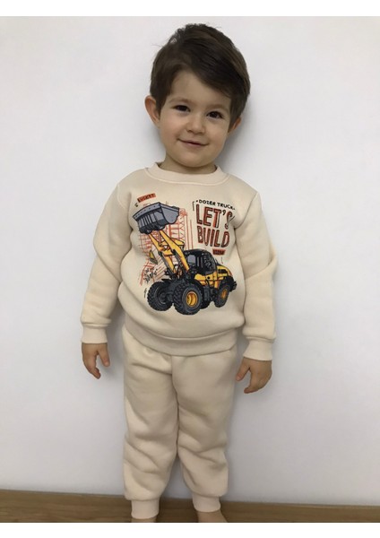 Erkek Çocuk Kepçe Desenli Alt Üst Takım Kepçeli Alt Üst Takım Modelleri Çocuk Eşofman Takımı fiyatları