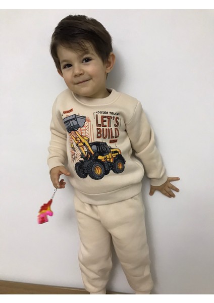 Erkek Çocuk Kepçe Desenli Alt Üst Takım Kepçeli Alt Üst Takım Modelleri Çocuk Eşofman Takımı modelleri