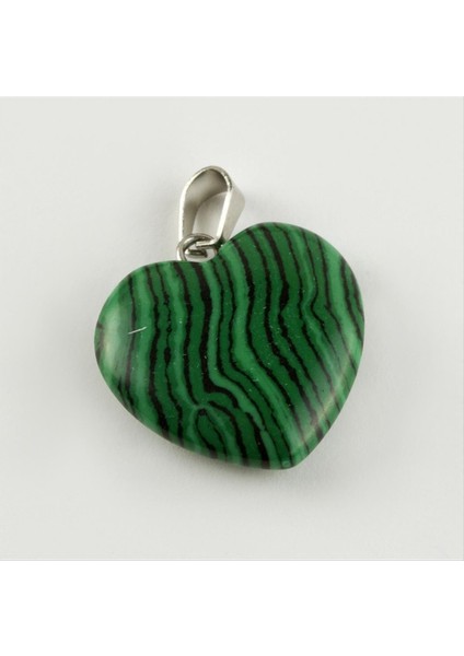 shop Malahit Kalpli Doğaltaş Kolye Ucu-Yeşil