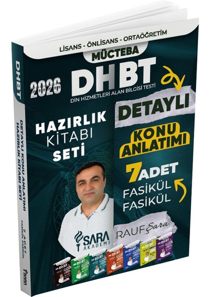 Dhbt Konu Anlatımlı Detaylı Hazırlık Seti 7 Fasikül - Şara Akademi