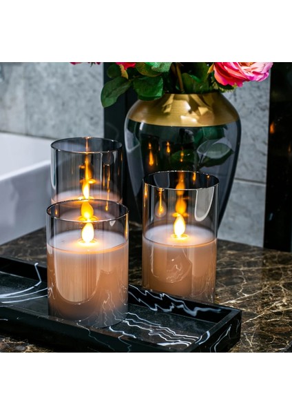 Uzaktan Kumandalı Zamanlayıcı ile 9 Adet Alevsiz 3D LED Mumlar, Ev Dekoru ve Atmosfer Için Dayanıklı LED Mumlar indirimleri