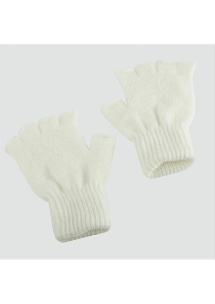 shop Kesik Uçlu Eldiven-Beyaz