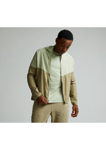 M Nsw Sw Air Run Jkt Yeşil Erkek Koşu Ceketi