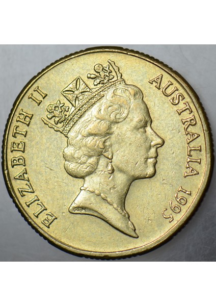 Avustralya 1 Dolar 1995 Kraliçe Iı. Elizabeth. Kanguru Temalı 25 Mm. modelleri