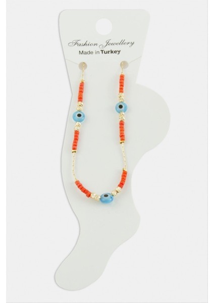 shop Nazar Miyoki Boncuk Halhal-Turuncu