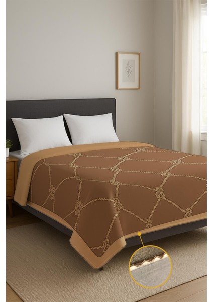 Soft Touch Desensiz Çift Kişilik Yumuşak Dokulu Modern Battaniye – Minimalist Konfor Serisi YBT0012