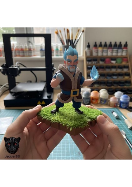 Clash Royale Ice Wızard (Buz Büyücüsü) Figürü 20CM
