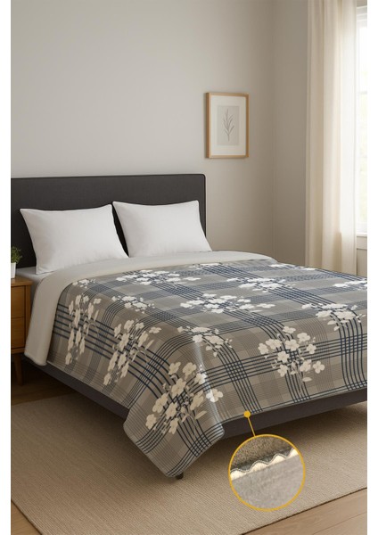 Soft Touch Desensiz Çift Kişilik Yumuşak Dokulu Modern Battaniye – Minimalist Konfor Serisi YBT0009