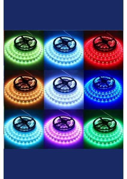 24 Volt 5050 Şerit LED Sarı (Amber) IP65 (5 Metre) indirimleri