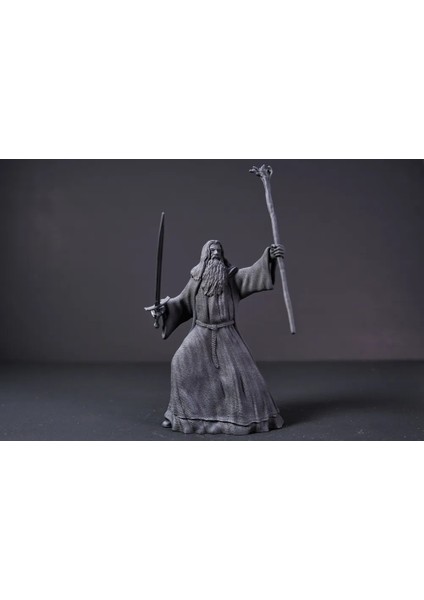3D Gandalf Figür – Lord Of The Rings Temalı 3D Baskı Koleksiyon Ürünü