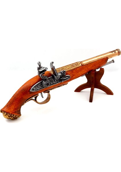 Denix Dekoratif Çakmaklı Korsan Tabancası 36 Cm, 18. Yüzyıl modelleri