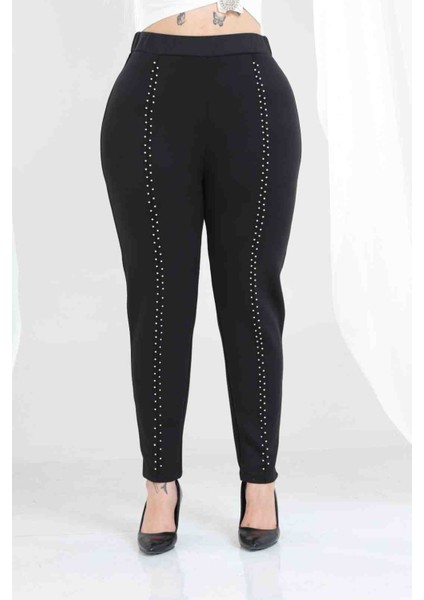 Önden Inci Detaylı Dar Paça Pantolon fiyatları