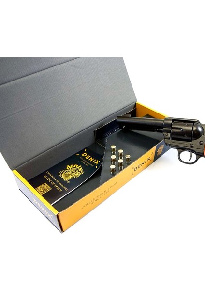 Denix Dekoratif Revolver Cal.45 Peacemaker 4,75’’ , With 6 Bullets fiyatları