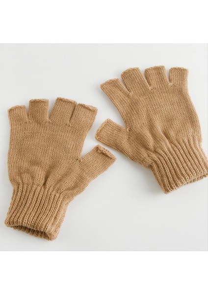 shop Kesik Uçlu Eldiven-Taba