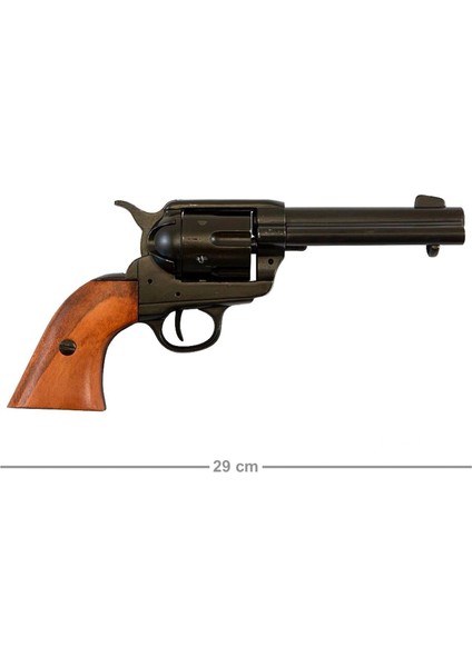 Denix Dekoratif Revolver Cal.45 Peacemaker 4,75’’ , With 6 Bullets indirimleri