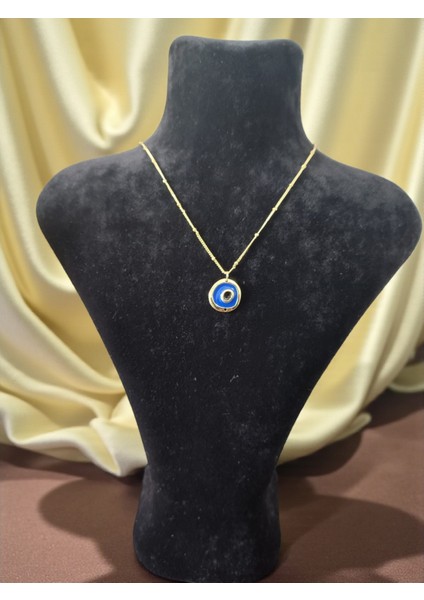 Vividcharm Paslanmaz Çelik Nazar Boncuğu Kolye
