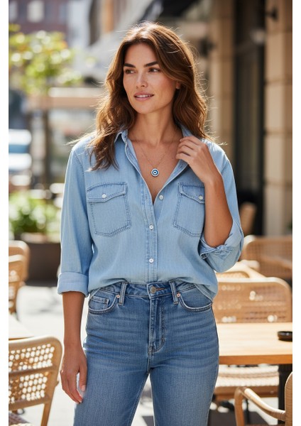 Vividcharm Paslanmaz Çelik Nazar Boncuğu Kolye fırsatları