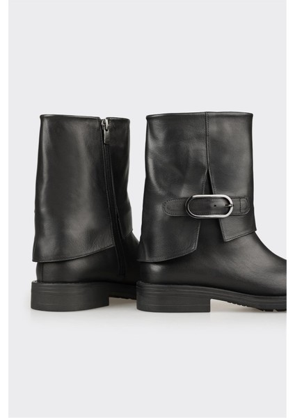 Siyah Deri Kadın Günlük Bot fırsatları