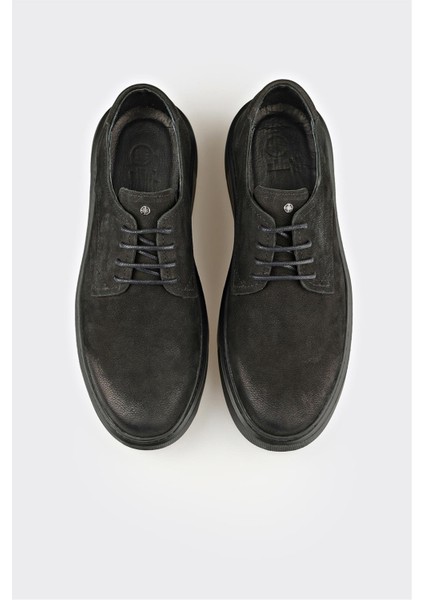 Siyah Deri Erkek Günlük Ayakkabı fırsatları