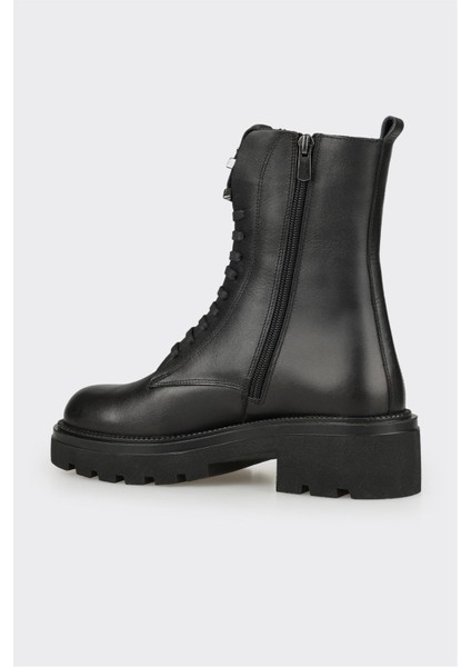 Siyah Deri Kadın Günlük Bot modelleri