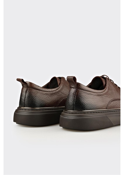 Kahve Deri Erkek Günlük Ayakkabı indirimleri