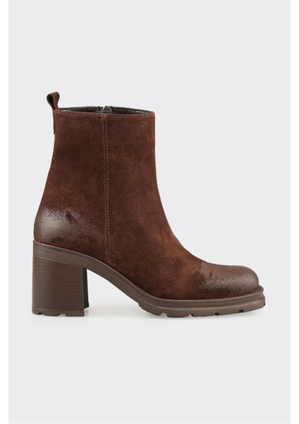 Kahve Deri Kadın Günlük Bot