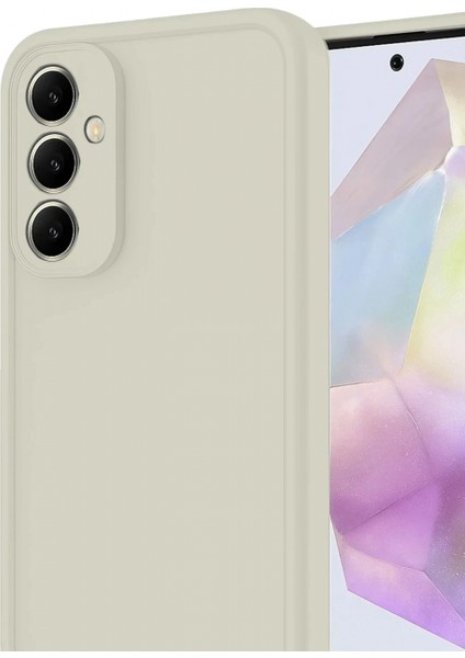 Samsung Galaxy A17 5g Viera Silikon - Krem modelleri