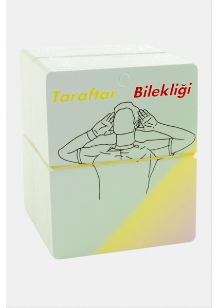 shop Taraftar Bileklik Kartı-Sarı