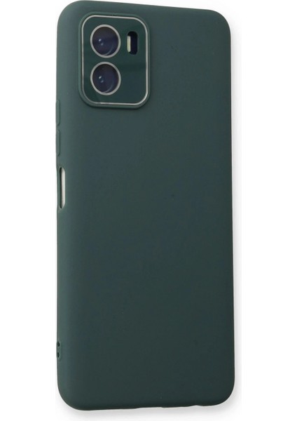 Vivo Y15S Kılıf Lansman Glass Kapak - Koyu Yeşil modelleri