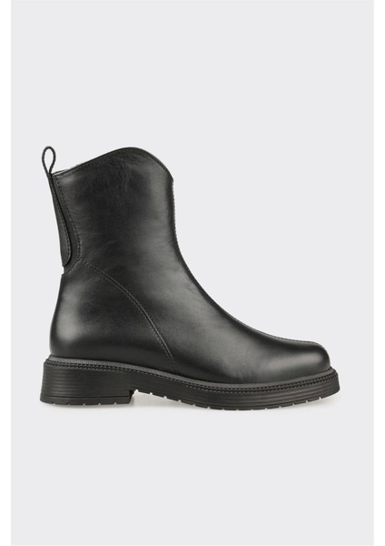 Siyah Deri Kadın Günlük Bot