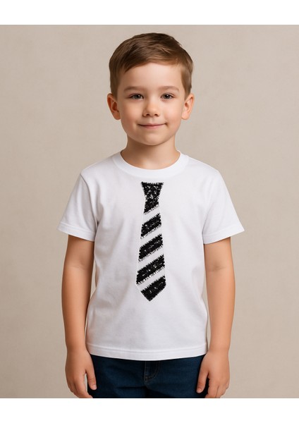 Pullu Çift Kullanımlı Çocuk T-Shirt