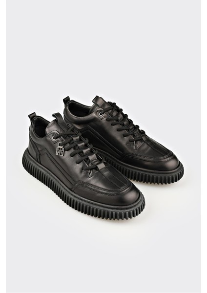 Siyah Deri Erkek Günlük Ayakkabı fiyatları