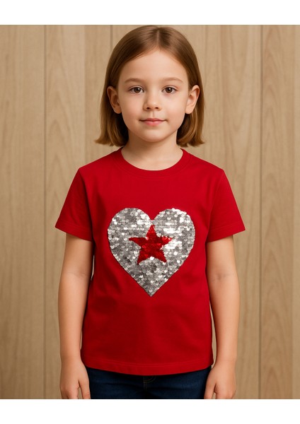 Pullu Çift Kullanımlı Çocuk T-Shirt