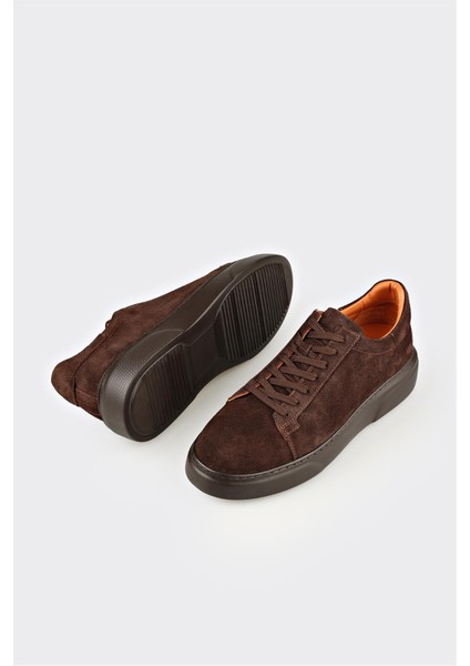 Kahve Deri Erkek Günlük Ayakkabı modelleri
