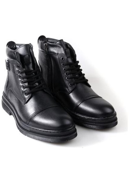 Bzky 3808 Erkek Kauçuk Taban Kürklü Hakiki Deri Bot fırsatları